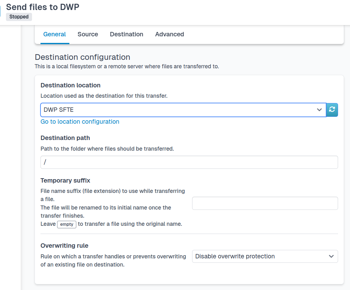 Location configuration to ignore TLS session reuse