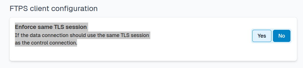 Location configuration to ignore TLS session reuse